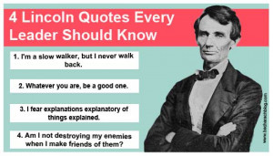 Lincoln Quotes: Leadership