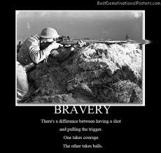 courage and bravery
