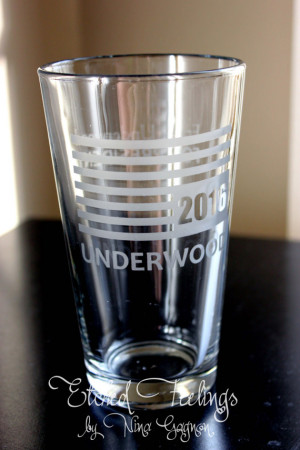 House of Cards Pint Glass - Famous Quotes from the Netflix show etched ...