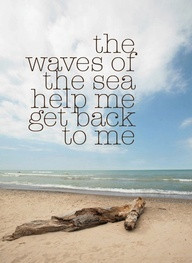The waves of the sea - Travel quote