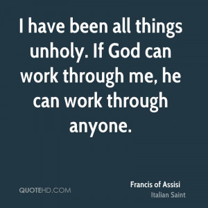 Francis of Assisi Work Quotes