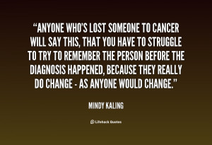Losing A Loved One To Cancer Quotes