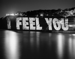 These are 3 of the projections that Jenny Holzer did in San Diego in ...