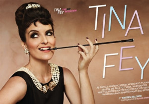 Tiny Fey as Holly Golightly. Obsessed.
