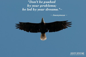 Problems-Dreams-By-Anonymous-in-Success-Inspirational-Quotes