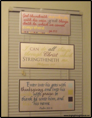 Deployment Idea 2# – Scripture Verses *Free Printables!*