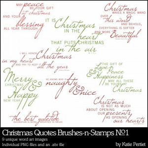 word art images for all your holiday pages and holiday cards ...