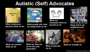 Autistic (Self) Advocates: What People Think We Do