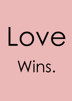 love wins.