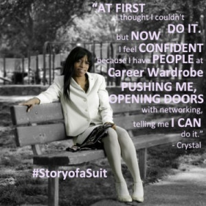 Career Wardrobe: Crystal's Story of a Suit: Skills and Confidence ...