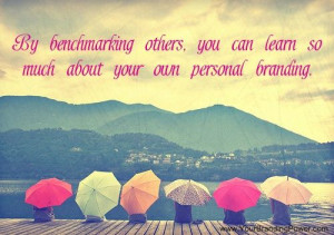 ... can learn so much about your own personal branding. #personalbranding
