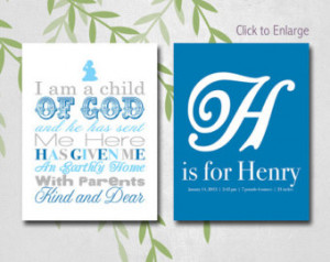 baby boy nursery art quote i am a child of god lds quotes 2 print