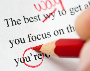 Proofread for the errors YOU make most often