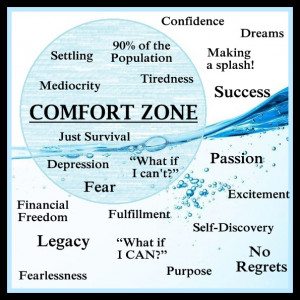 HOW TO GET OUT OF YOUR COMFORT ZONE