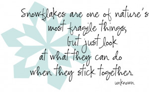 Snowflake quote