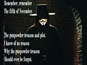 For Vendetta Quotes Remember Remember The 5th Of November