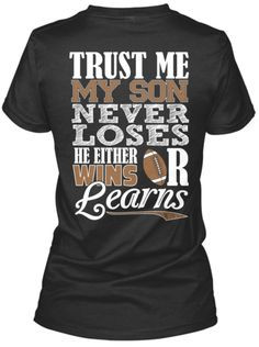 My Son Learns - football shirt