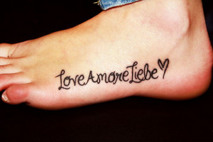Foot Tattoos Quotes