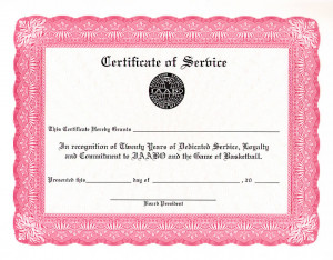 YEARS OF SERVICE CERTIFICATE TEMPLATE images