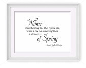 Happy Groundhog Day Printable Dream of Spring Quote 5x7 Printable Art