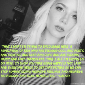Halsey Quotes Singer