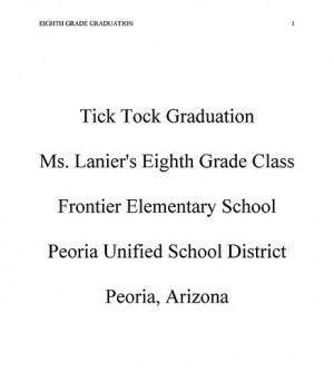 8th Grade Graduation Poems