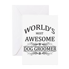 Dog Groomer Greeting Cards