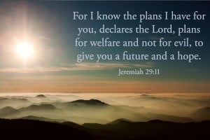 For I Know The Plans I Have For You, Declares The Lord, Plans For ...