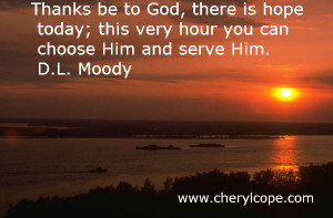 quote on hope by d l moody