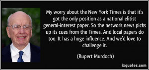More Rupert Murdoch Quotes