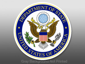 Details about Department of State Seal Sticker -vinyl decal logo dos