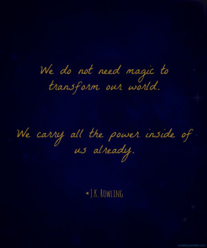 jk rowling quote