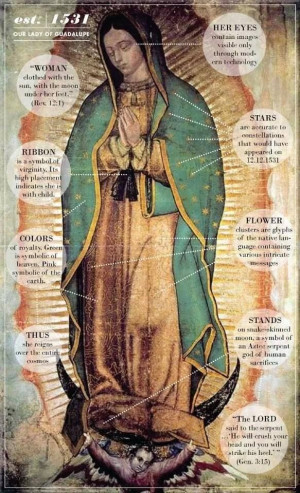 Symbolic Meaning Behind The Miraculous Image Of Our Lady Of Guadalupe