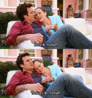 Jennifer Garner and Mark Ruffalo in 13 Going on 30. I love this movie