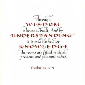 Scripture For House Warming