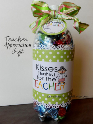 Teacher Appreciation Gift Ideas-Soda Bottle Filled with Gift-Fun Ideas ...