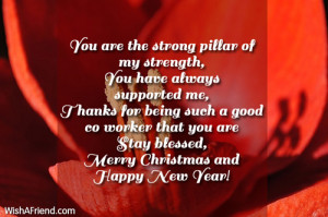 You are the strong pillar of my strength,
