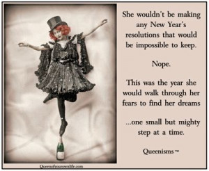 only promise to try to improve myself this year