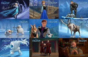 Frozen All official stills of all characters in Frozen