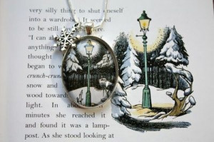Narnia: 'The Lamp Post' Winter Wonderland Book Page Illustration ...