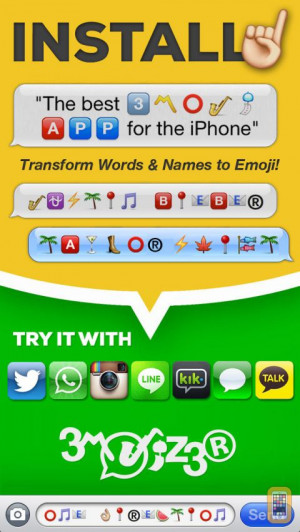 Screenshot - Emojizer Emoji Words and Names that Transform to ...