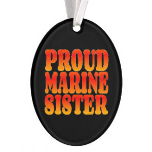 Marines Quote Christmas Ornaments