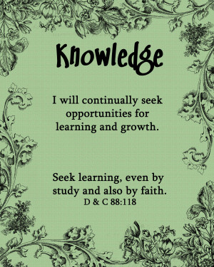 Lds Knowledge Quotes Knowledge - image
