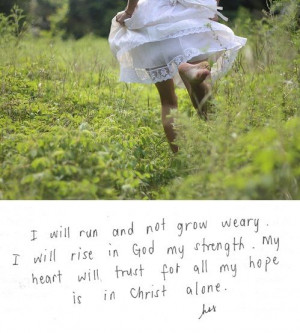 my hope is in christ alone | All my hope is in CHRIST alone. | Down ...