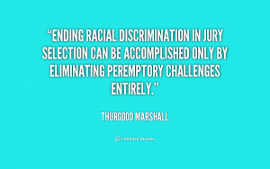 Ending racial discrimination in jury selection can be accomplished ...