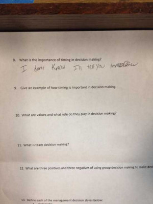 These Smartass Test Answers Were Totally Not What The Teacher Was ...