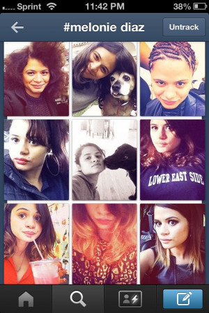 Melonie Diaz Instagram Selfies