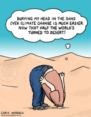 ... cartoons in denial over global warming a cartoon depicting a person