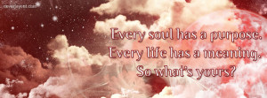 Facebook Cover Quotes About Life Pink Every Life Facebook Cover