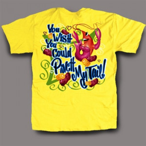 ST Pinch my Tail Crawfish Shirt-yellow shirts,fleur de lis,fleur de ...